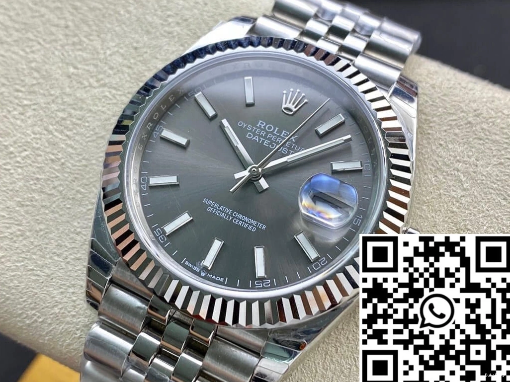 Factory EW Dial Rolex M126334-0014 Datejust Grey 0912